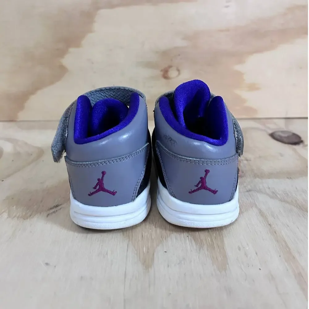 Nike -Jordan Flight Club 90 -Sneakers -Gray/Black -Kids Toddler - 8C -602663-027
